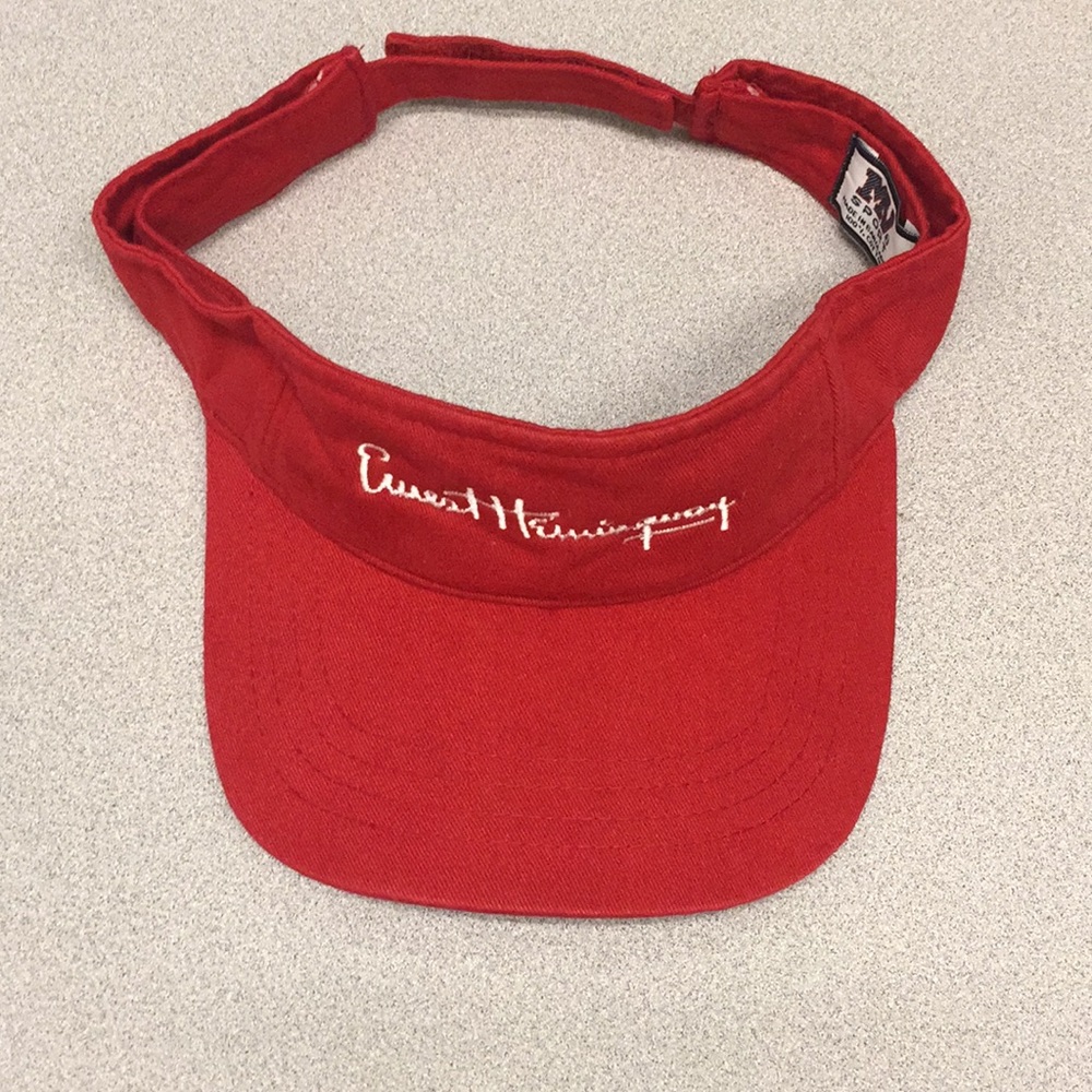 🔷Ernest Hemingway Red Sun 🌞 Visor